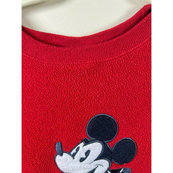 Disney Store Fleece Sweat Shirt Size L MICKEY Mouse Classic Character Since 1932 - Picture 5 of 7